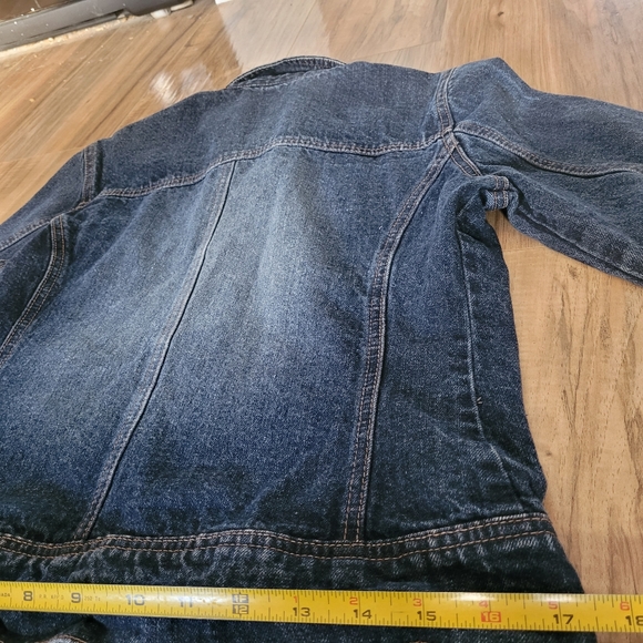Women's Contrast Denim Jacket Size Small - Picture 10 of 10